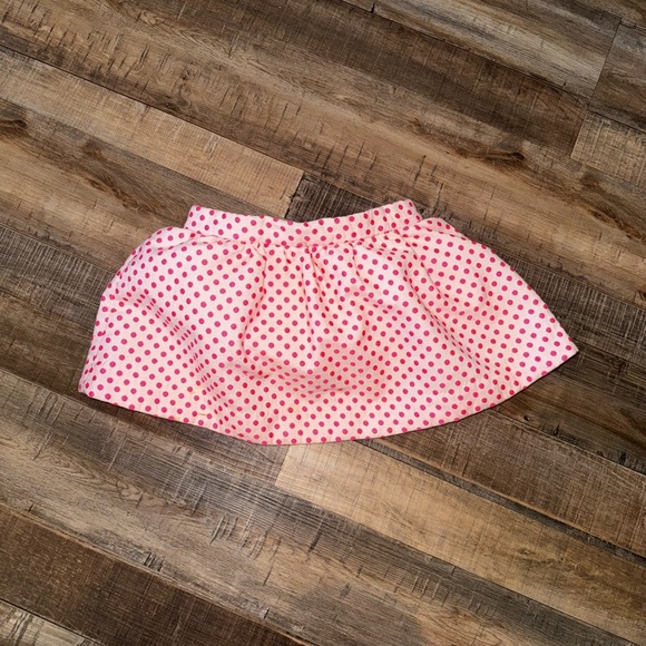Kate Spade Girls Pink Polka Dot Skirt with Bloomers Zip Closure 18MOS - Picture 1 of 6